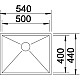Заказать Кухонная мойка Blanco Zerox 500-IF InFino зеркальная полированная сталь 521588 в магазине сантехники Santeh-Crystal.ru