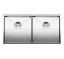 Кухонная мойка Blanco Zerox 400/400-U InFino зеркальная полированная сталь 521620