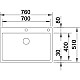 Заказать Кухонная мойка Blanco Claron 700-IF/A InFino нержавеющая сталь 521634 в магазине сантехники Santeh-Crystal.ru