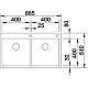 Приобрести Кухонная мойка Blanco Claron 400/400-IF/A InFino нержавеющая сталь 521654 в магазине сантехники Santeh-Crystal.ru