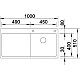 Приобрести Кухонная мойка Blanco Claron 5 S-IF InFino нержавеющая сталь 521625 в магазине сантехники Santeh-Crystal.ru