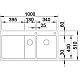 Приобрести Кухонная мойка Blanco Claron 6 S-IF InFino нержавеющая сталь 521645 в магазине сантехники Santeh-Crystal.ru