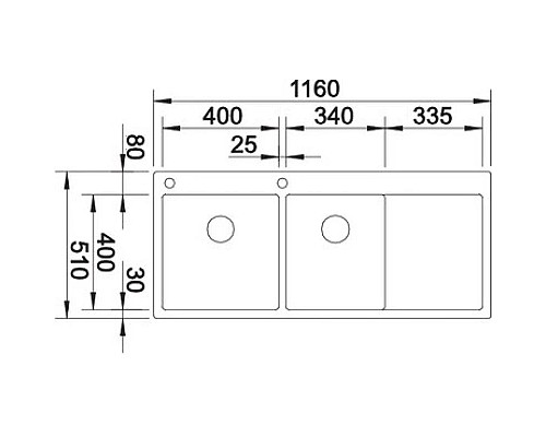 Приобрести Кухонная мойка Blanco Claron 8 S-IF InFino нержавеющая сталь 521652 в магазине сантехники Santeh-Crystal.ru