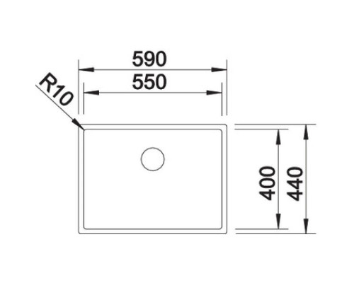 Заказать Кухонная мойка Blanco Claron 550-IF InFino зеркальная полированная сталь 521578 в магазине сантехники Santeh-Crystal.ru