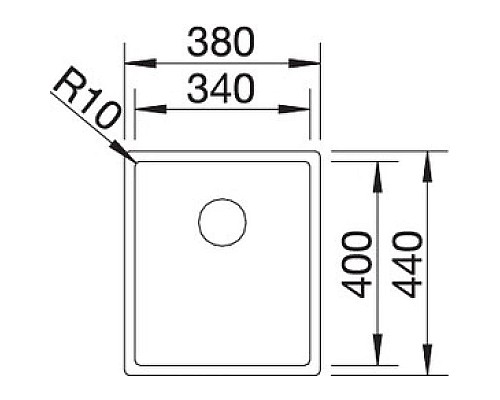 Приобрести Кухонная мойка Blanco Claron 340-IF InFino нержавеющая сталь 523388 в магазине сантехники Santeh-Crystal.ru