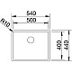 Приобрести Кухонная мойка Blanco Claron 500-IF InFino нержавеющая сталь 523390 в магазине сантехники Santeh-Crystal.ru