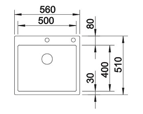 Купить Кухонная мойка Blanco Claron 500-IF/A InFino нержавеющая сталь 523393 в магазине сантехники Santeh-Crystal.ru