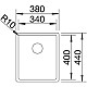 Купить Кухонная мойка Blanco Claron 340-U InFino нержавеющая сталь 523384 в магазине сантехники Santeh-Crystal.ru