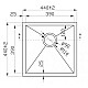Приобрести Кухонная мойка Zorg Inox X-4444 в магазине сантехники Santeh-Crystal.ru