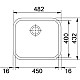 Заказать Кухонная мойка Franke Galassia GAX 110-45 полированная сталь 122.0021.440 в магазине сантехники Santeh-Crystal.ru