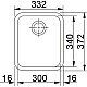 Приобрести Кухонная мойка Franke Galassia GAX 110-30 полированная сталь 122.0021.439 в магазине сантехники Santeh-Crystal.ru