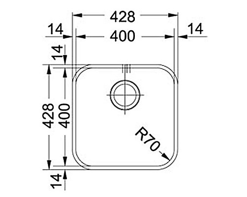 Приобрести Кухонная мойка Franke SVX 110-40 полированная сталь 122.0039.092 в магазине сантехники Santeh-Crystal.ru