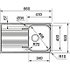 Заказать Кухонная мойка Franke Smart SRX 611-86 полированная сталь 101.0368.249 в магазине сантехники Santeh-Crystal.ru