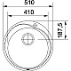 Заказать Кухонная мойка Franke Ronda ROL 610-41 декоративная сталь 101.0000.562 в магазине сантехники Santeh-Crystal.ru