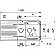 Заказать Кухонная мойка Franke Smart SRX 651 полированная сталь 101.0368.322 в магазине сантехники Santeh-Crystal.ru