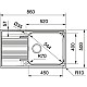 Заказать Кухонная мойка Franke Smart SRX 611-86 XL полированная сталь 101.0368.321 в магазине сантехники Santeh-Crystal.ru