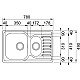 Заказать Кухонная мойка Franke Polar PXN 651-78 матовая сталь 101.0192.922 в магазине сантехники Santeh-Crystal.ru