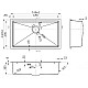 Заказать Кухонная мойка Zorg Steel Hammer R JULOS SH R 7444 в магазине сантехники Santeh-Crystal.ru