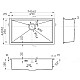 Заказать Кухонная мойка Zorg Steel Hammer X OLENTIA SH X 7444 в магазине сантехники Santeh-Crystal.ru