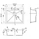 Купить Кухонная мойка Zorg Steel Hammer X FLORA SH X 5951 в магазине сантехники Santeh-Crystal.ru