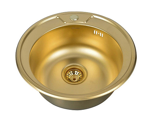 Купить Кухонная мойка Seaman Eco Wien SWT-490-Antique gold matt.A в магазине сантехники Santeh-Crystal.ru