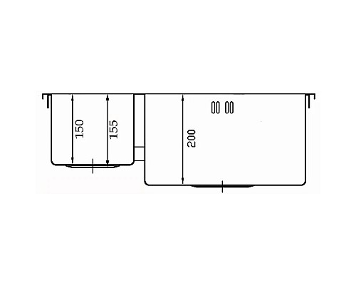 Заказать Кухонная мойка Seaman Eco Marino SMB-6151DLS.B в магазине сантехники Santeh-Crystal.ru