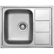 Заказать Кухонная мойка Florentina Profi декоративная сталь PR.615.500.B.10.D.08 в магазине сантехники Santeh-Crystal.ru
