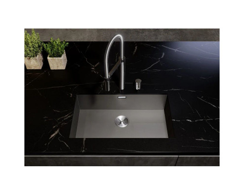 Купить Кухонная мойка Blanco Zerox 700-U InFino темная сталь 526244 в магазине сантехники Santeh-Crystal.ru