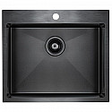 Кухонная мойка Paulmark Isar вороненая сталь PM805951-GM Кухонная мойка Paulmark Isar вороненая сталь PM805951-GM