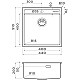 Заказать Кухонная мойка нержавеющая сталь Omoikiri Daisen 44-IN 4993179 в магазине сантехники Santeh-Crystal.ru