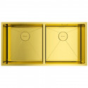 Кухонная мойка Omoikiri Taki 86-2-LG светлое золото 4993792