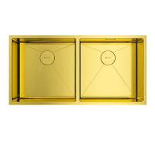 Кухонная мойка Omoikiri Taki 86-2-LG светлое золото 4993792