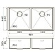 Купить Кухонная мойка Omoikiri Taki 86-2-LG светлое золото 4993792 в магазине сантехники Santeh-Crystal.ru