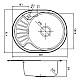 Заказать Кухонная мойка полированная сталь IDDIS Suno SUN60PRI77 в магазине сантехники Santeh-Crystal.ru