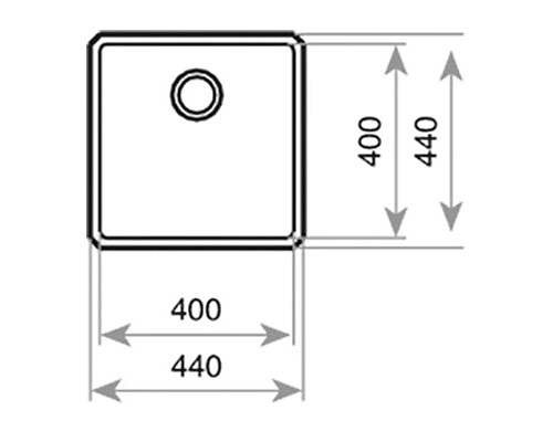 Заказать Кухонная мойка Teka Be Linea RS15 40.40 полированная сталь 115000007 в магазине сантехники Santeh-Crystal.ru