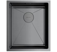 Кухонная мойка вороненая сталь Omoikiri Taki 38-U/IF-GM 4973106