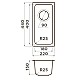 Купить Кухонная мойка Omoikiri Tadzava 22-U/I-IN нержавеющая сталь 4993734 в магазине сантехники Santeh-Crystal.ru