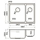 Заказать Кухонная мойка Omoikiri Tadzava 58-2-U/I-IN-L Ultra 15 нержавеющая сталь 4997118 в магазине сантехники Santeh-Crystal.ru