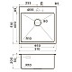 Купить Кухонная мойка Omoikiri Akisame 51-GB графит 4997013 в магазине сантехники Santeh-Crystal.ru