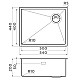 Купить Кухонная мойка Omoikiri Taki 54-U/IF-IN Side SF нержавеющая сталь 4997034 в магазине сантехники Santeh-Crystal.ru