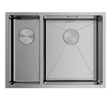 Кухонная мойка Omoikiri Taki 58-2-U/IF-IN-R нержавеющая сталь 4993767