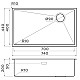 Купить Кухонная мойка Omoikiri Taki 74-U/IF-IN Side нержавеющая сталь 4993170 в магазине сантехники Santeh-Crystal.ru