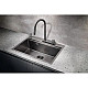 Заказать Кухонная мойка Milacio Denia 68 вороненая сталь MC.77419 в магазине сантехники Santeh-Crystal.ru