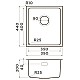 Заказать Кухонная мойка Omoikiri Tadzava 39-LG светлое золото 4993262 в магазине сантехники Santeh-Crystal.ru