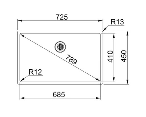 Купить Кухонная мойка Franke Box BXX 210-68 нержавеющая сталь 127.0677.199 в магазине сантехники Santeh-Crystal.ru