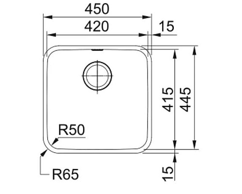 Заказать Кухонная мойка Franke Bell BCX 110-42 полированная сталь 122.0689.805 в магазине сантехники Santeh-Crystal.ru