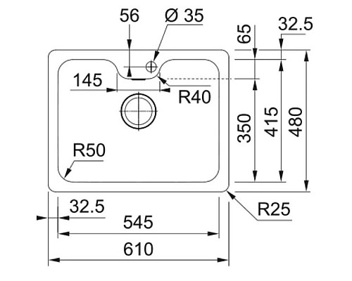 Купить Кухонная мойка Franke Bell BCX 110-55 TL полированная сталь 122.0689.806 в магазине сантехники Santeh-Crystal.ru