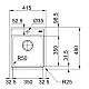 Заказать Кухонная мойка Franke Bell BCX 610-42 TL полированная сталь 101.0689.880 в магазине сантехники Santeh-Crystal.ru