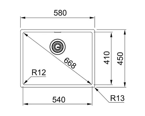 Приобрести Кухонная мойка Franke Box BXX 210/110-54 полированная сталь 127.0453.660 в магазине сантехники Santeh-Crystal.ru
