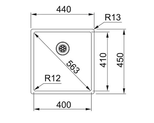 Купить Кухонная мойка Franke Box BXX 210/110–40 полированная сталь 127.0453.654 в магазине сантехники Santeh-Crystal.ru